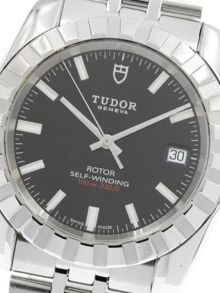 Tudor Classic 21010 Date Black Dial Automatic Mens Watch951877